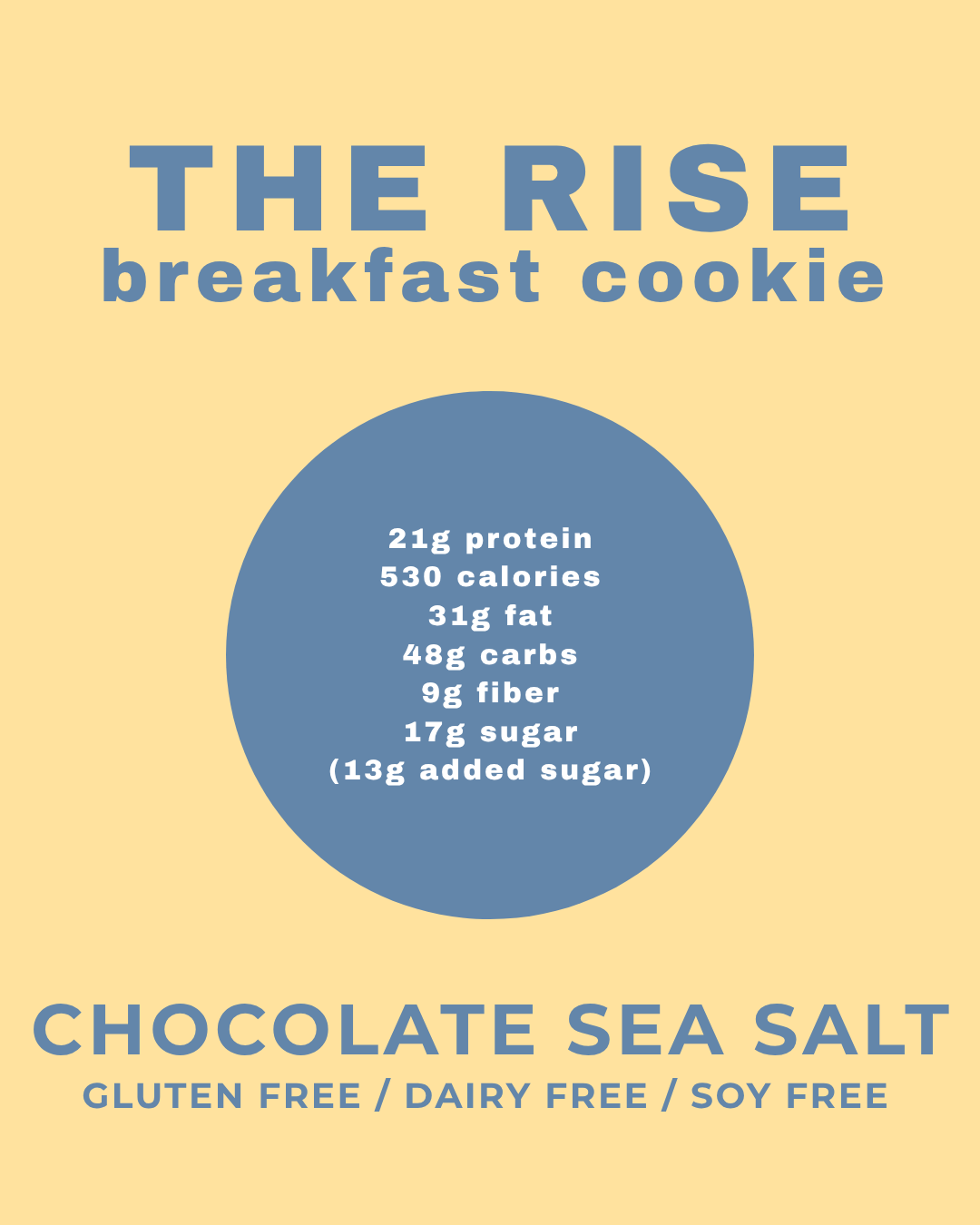 [PRE-ORDER] THE RISE Breakfast Cookie